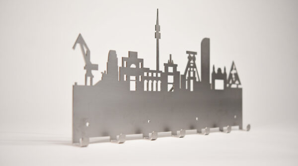 Edelstahl-Garderobe SKYLINE