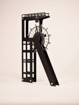 Stahl-Zechenuhr