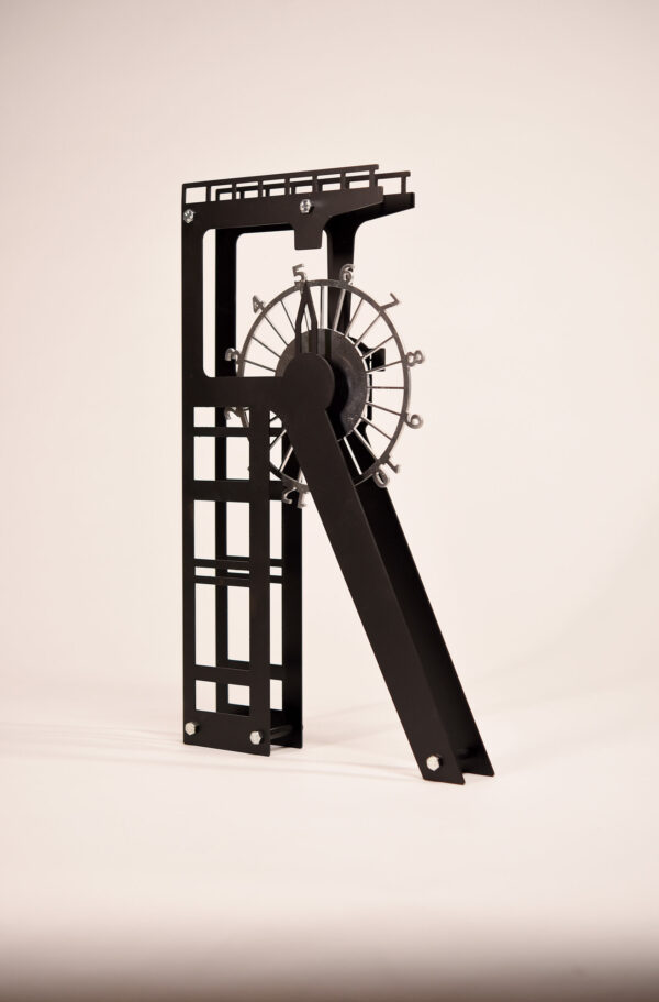 Stahl-Zechenuhr