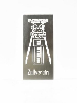 Edelstahl-Einschub ZECHE ZOLLVEREIN
